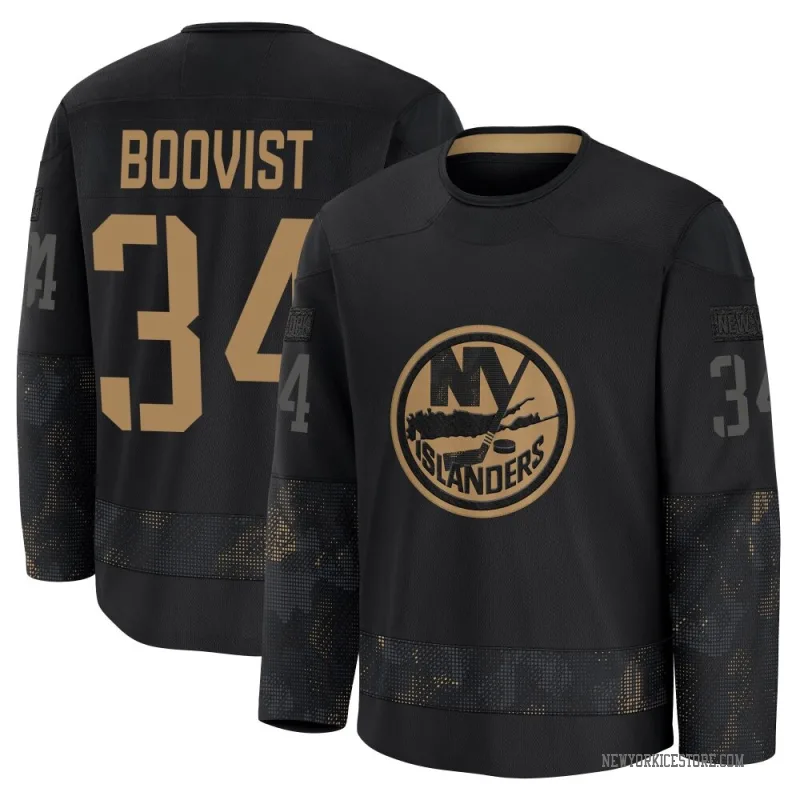 Black Men's Adam Boqvist New York Islanders Premium 2024 Military Appreciation Practice Jersey