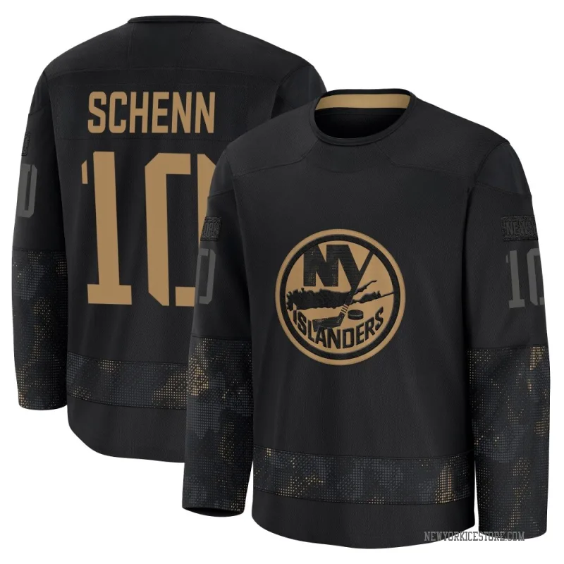 Black Men's Brayden Schenn New York Islanders Premium 2024 Military Appreciation Practice Jersey