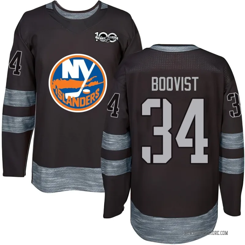 Black Youth Adam Boqvist New York Islanders Authentic 1917-2017 100th Anniversary Jersey