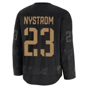 Black Youth Bob Nystrom New York Islanders Premium 2024 Military Appreciation Practice Jersey