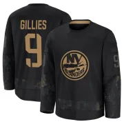 Black Youth Clark Gillies New York Islanders Premium 2024 Military Appreciation Practice Jersey