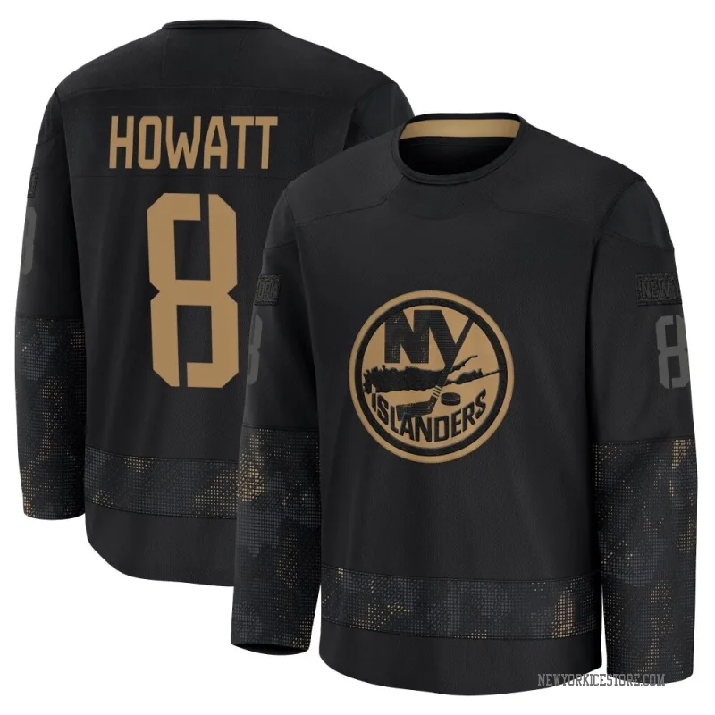 Black Youth Garry Howatt New York Islanders Premium 2024 Military Appreciation Practice Jersey