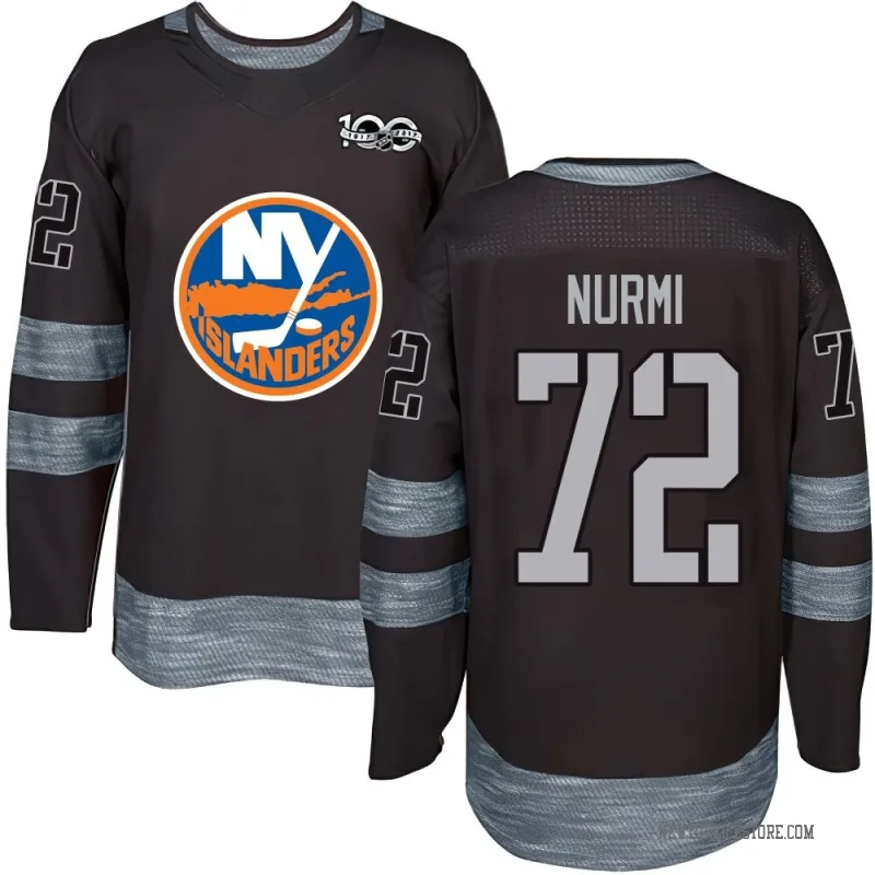 Black Youth Jesse Nurmi New York Islanders Authentic 1917-2017 100th Anniversary Jersey