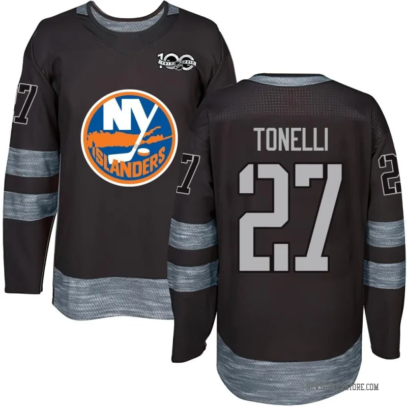 Black Youth John Tonelli New York Islanders Authentic 1917-2017 100th Anniversary Jersey
