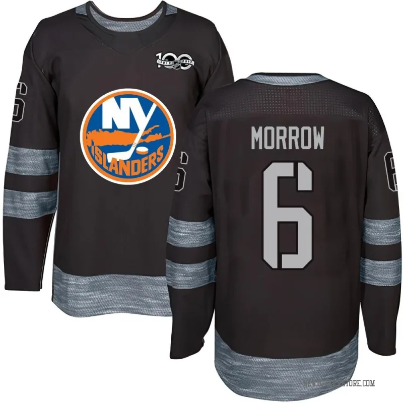 Black Youth Ken Morrow New York Islanders Authentic 1917-2017 100th Anniversary Jersey