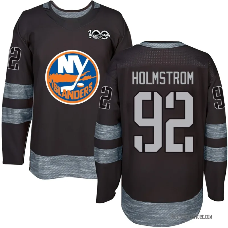 Black Youth Simon Holmstrom New York Islanders Authentic 1917-2017 100th Anniversary Jersey