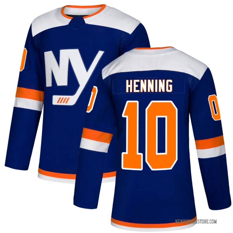 Blue Men's Lorne Henning New York Islanders Authentic Alternate Jersey