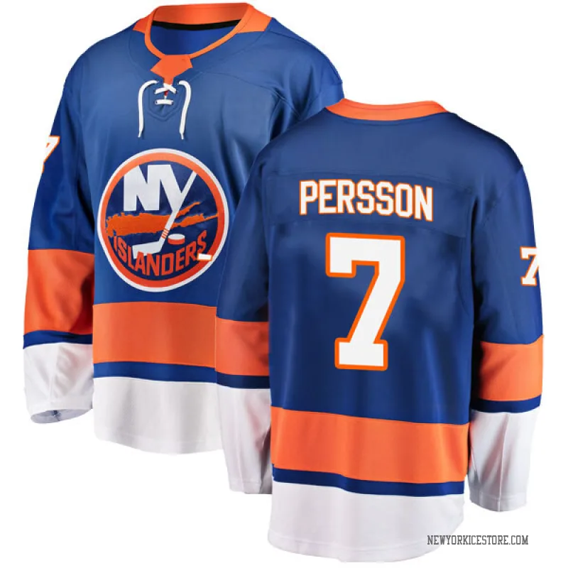 Blue Men's Stefan Persson New York Islanders Breakaway Home Jersey