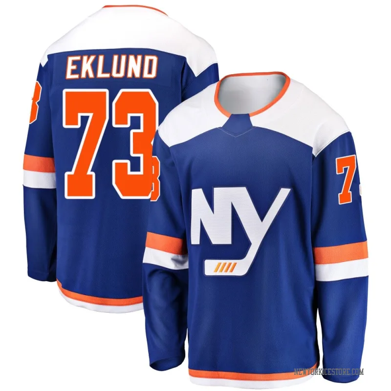 Blue Men's Victor Eklund New York Islanders Breakaway Alternate Jersey