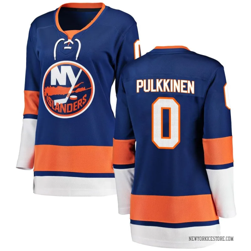 Blue Women's Jesse Pulkkinen New York Islanders Breakaway Home Jersey