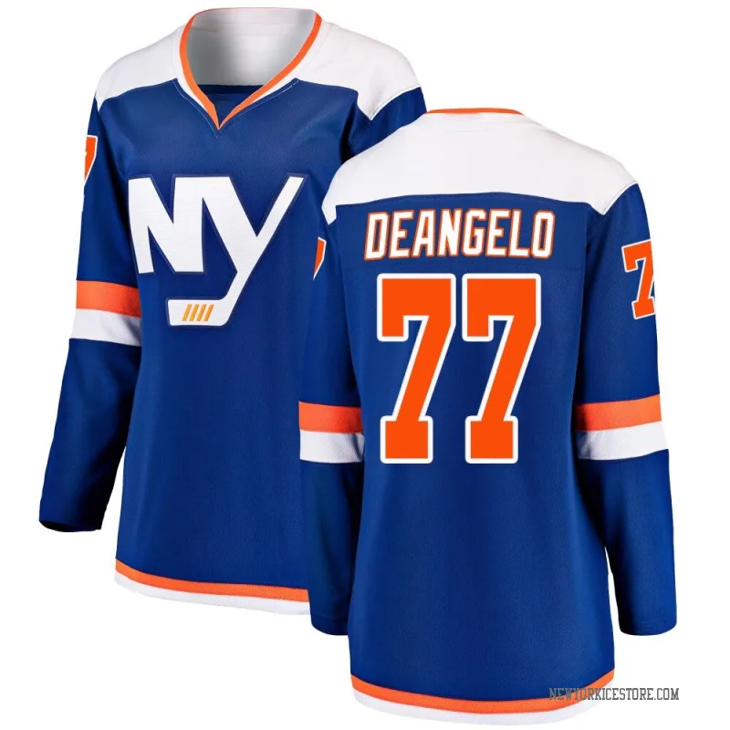 Blue Women's Tony DeAngelo New York Islanders Breakaway Alternate Jersey