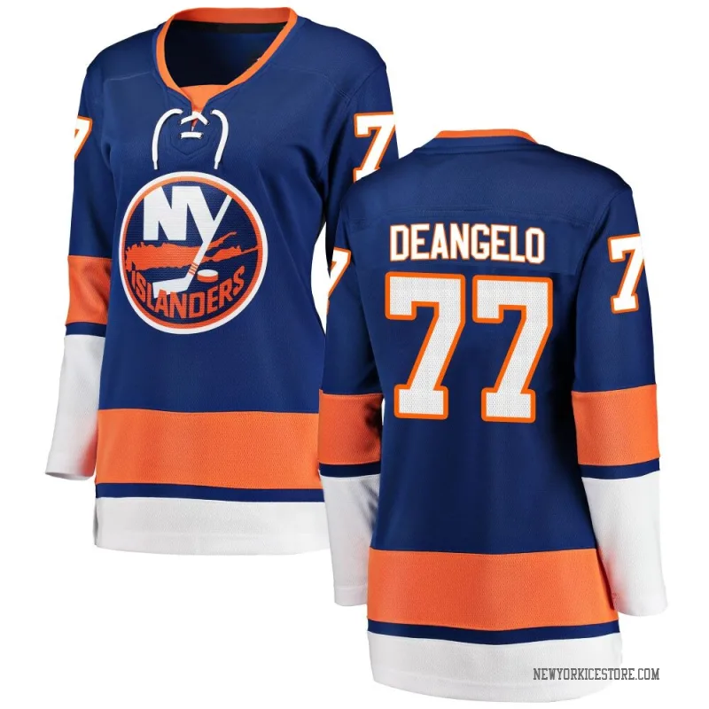 Blue Women's Tony DeAngelo New York Islanders Breakaway Home Jersey