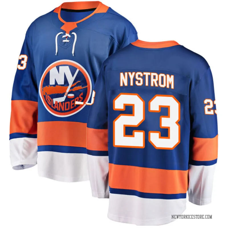 Blue Youth Bob Nystrom New York Islanders Breakaway Home Jersey