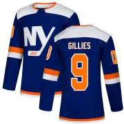 Blue Youth Clark Gillies New York Islanders Authentic Alternate Jersey