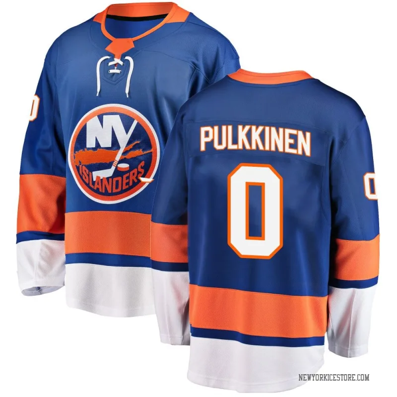 Blue Youth Jesse Pulkkinen New York Islanders Breakaway Home Jersey