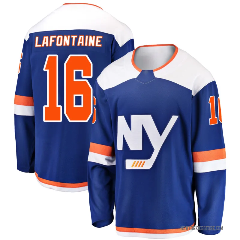 Blue Youth Pat LaFontaine New York Islanders Breakaway Alternate Jersey