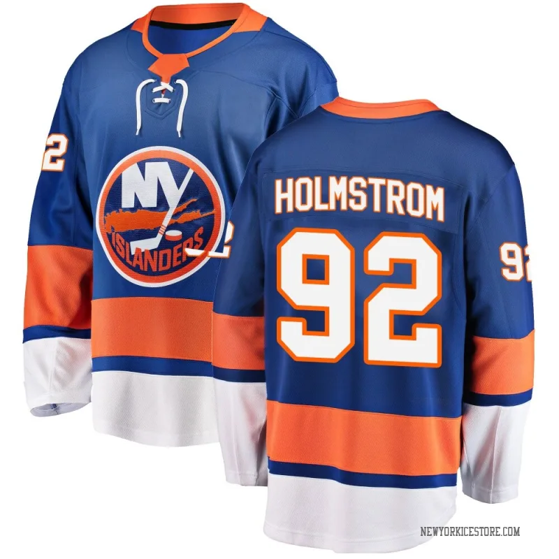 Blue Youth Simon Holmstrom New York Islanders Breakaway Home Jersey