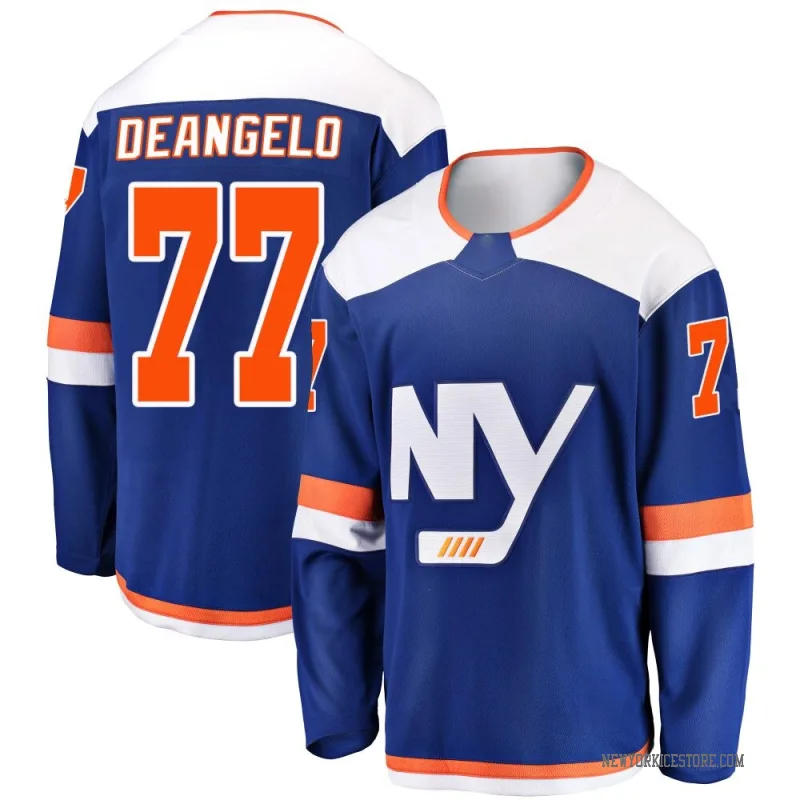Blue Youth Tony DeAngelo New York Islanders Breakaway Alternate Jersey