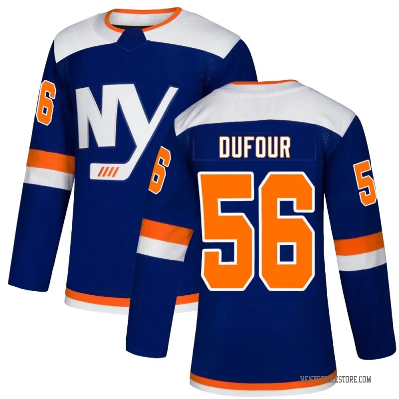 Blue Youth William Dufour New York Islanders Authentic Alternate Jersey