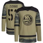 Camo Men's Casey Cizikas New York Islanders Authentic Military Appreciation Practice Jersey