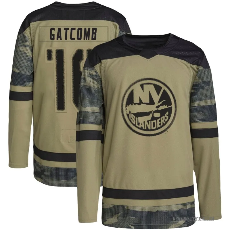 Camo Men's Marc Gatcomb New York Islanders Authentic Military Appreciation Practice Jersey