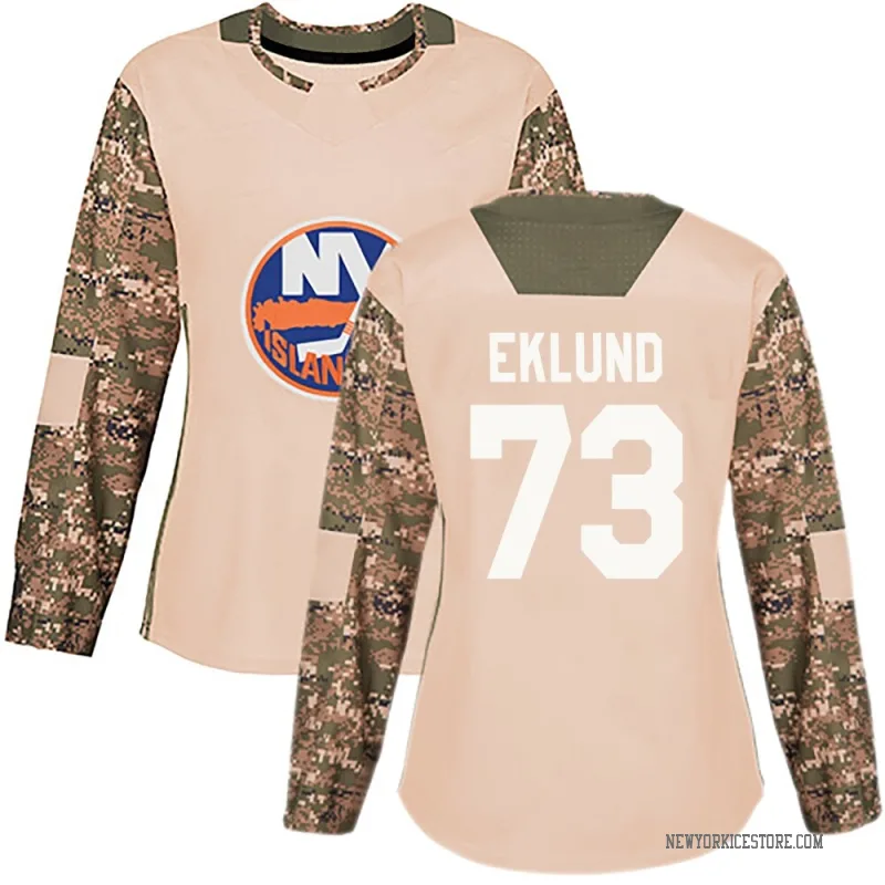 Camo Women's Victor Eklund New York Islanders Authentic Veterans Day Practice Jersey