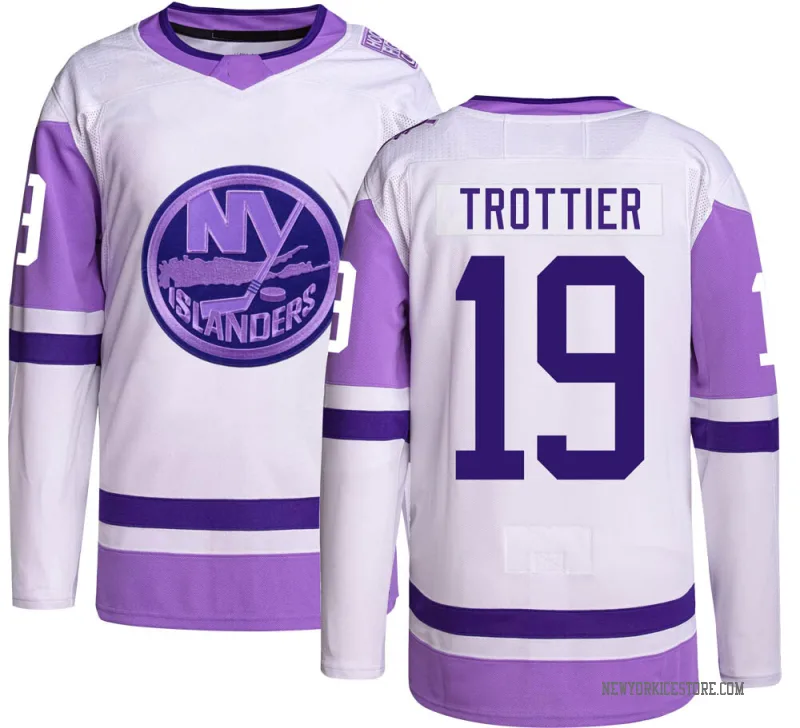 Men's Bryan Trottier New York Islanders Authentic Hockey Fights Cancer Jersey