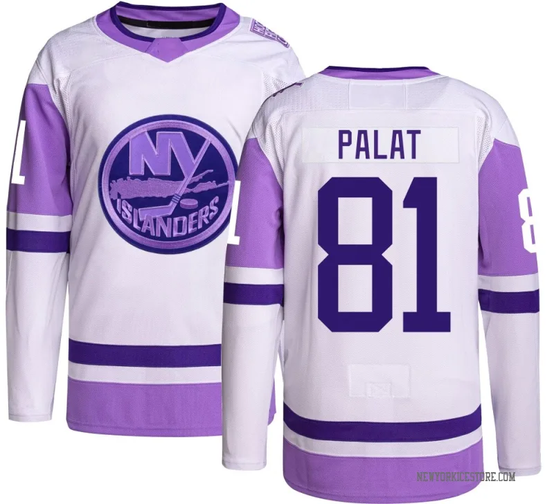 Men's Ondrej Palat New York Islanders Authentic Hockey Fights Cancer Jersey