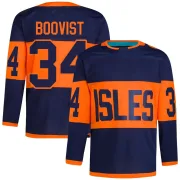 Navy Men's Adam Boqvist New York Islanders Authentic 2024 Stadium Series Primegreen Jersey