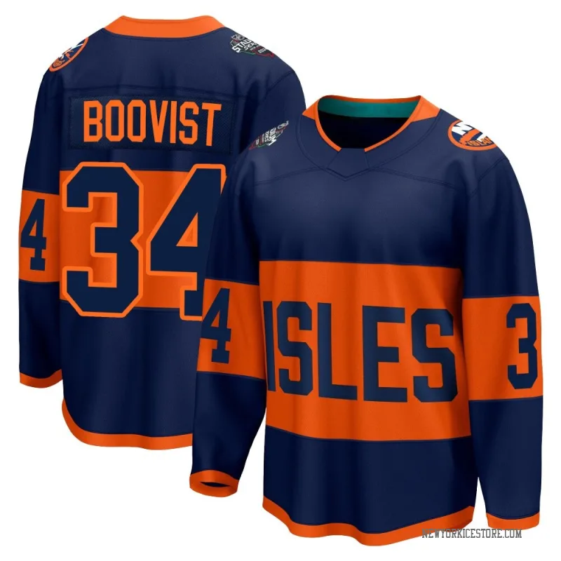 Navy Men's Adam Boqvist New York Islanders Breakaway 2024 Stadium Series Jersey