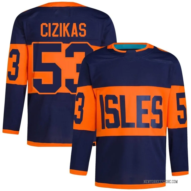 Navy Men's Casey Cizikas New York Islanders Authentic 2024 Stadium Series Primegreen Jersey