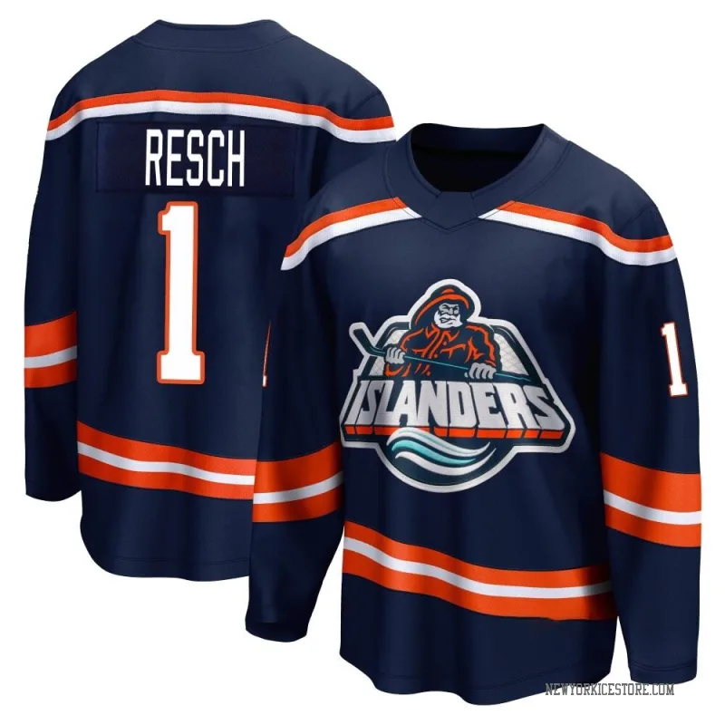 Navy Men's Glenn Resch New York Islanders Breakaway Special Edition 2.0 Jersey