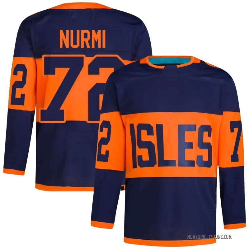 Navy Men's Jesse Nurmi New York Islanders Authentic 2024 Stadium Series Primegreen Jersey