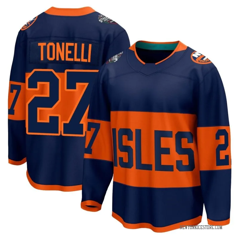 Navy Men's John Tonelli New York Islanders Breakaway 2024 Stadium Series Jersey
