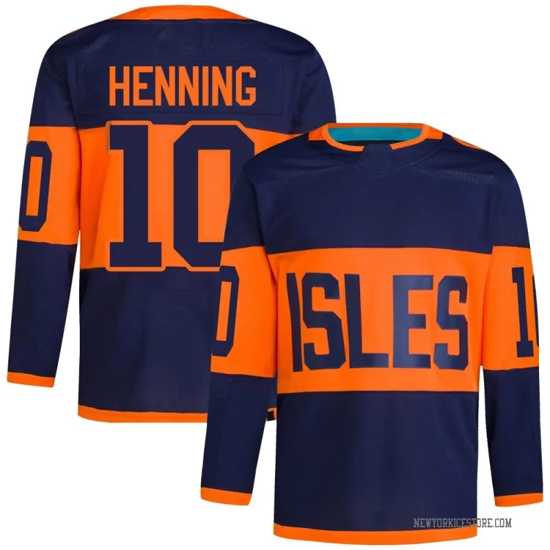 Navy Men's Lorne Henning New York Islanders Authentic 2024 Stadium Series Primegreen Jersey