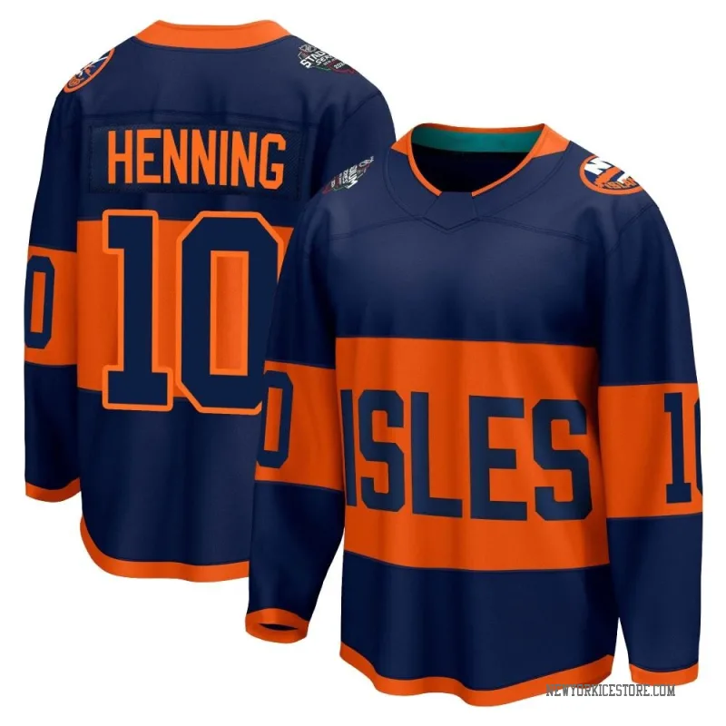 Navy Men's Lorne Henning New York Islanders Breakaway 2024 Stadium Series Jersey