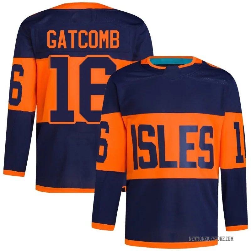 Navy Men's Marc Gatcomb New York Islanders Authentic 2024 Stadium Series Primegreen Jersey