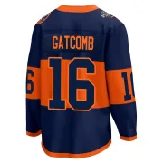 Navy Men's Marc Gatcomb New York Islanders Breakaway 2024 Stadium Series Jersey