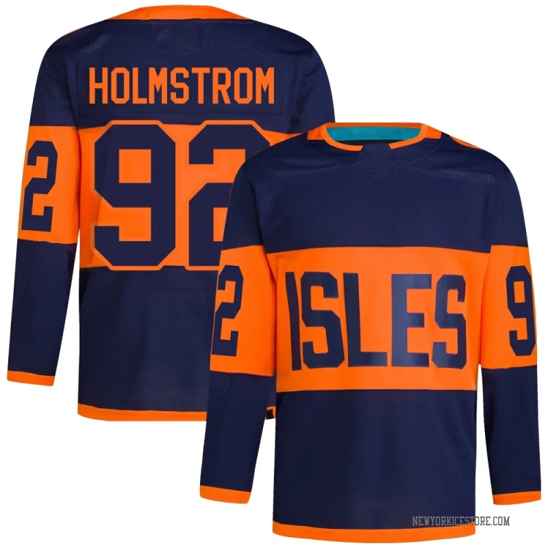 Navy Men's Simon Holmstrom New York Islanders Authentic 2024 Stadium Series Primegreen Jersey