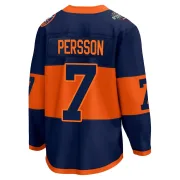Navy Men's Stefan Persson New York Islanders Breakaway 2024 Stadium Series Jersey