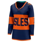 Navy Women's Glenn Resch New York Islanders Breakaway 2024 Stadium Series Jersey