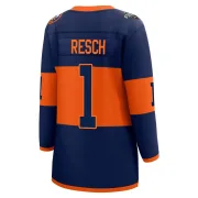 Navy Women's Glenn Resch New York Islanders Breakaway 2024 Stadium Series Jersey