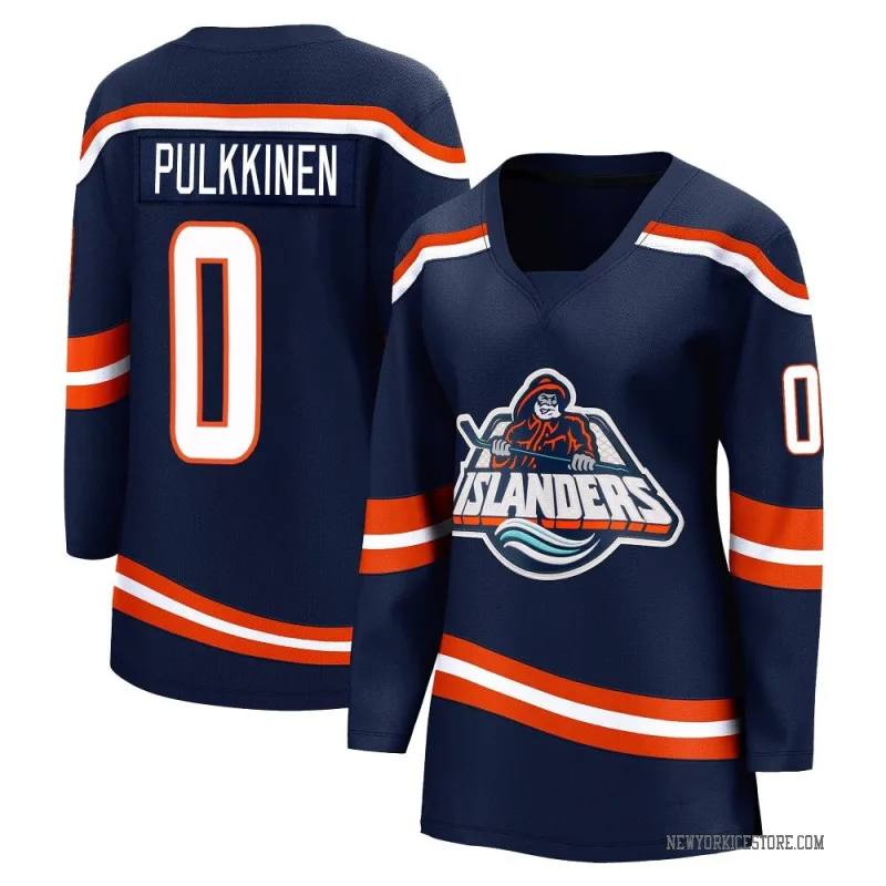 Navy Women's Jesse Pulkkinen New York Islanders Breakaway Special Edition 2.0 Jersey