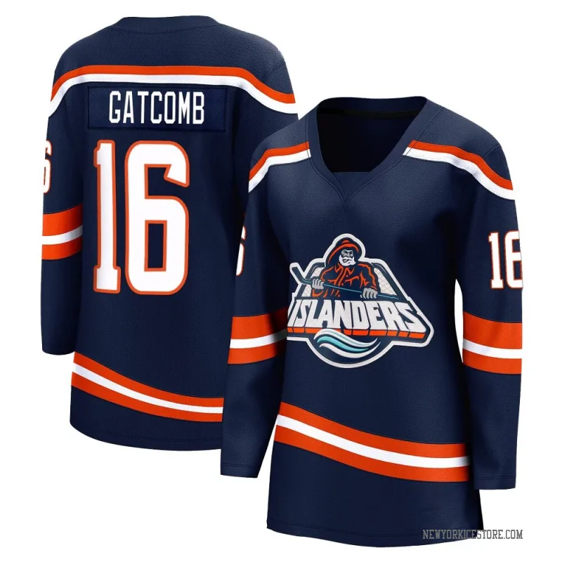 Navy Women's Marc Gatcomb New York Islanders Breakaway Special Edition 2.0 Jersey