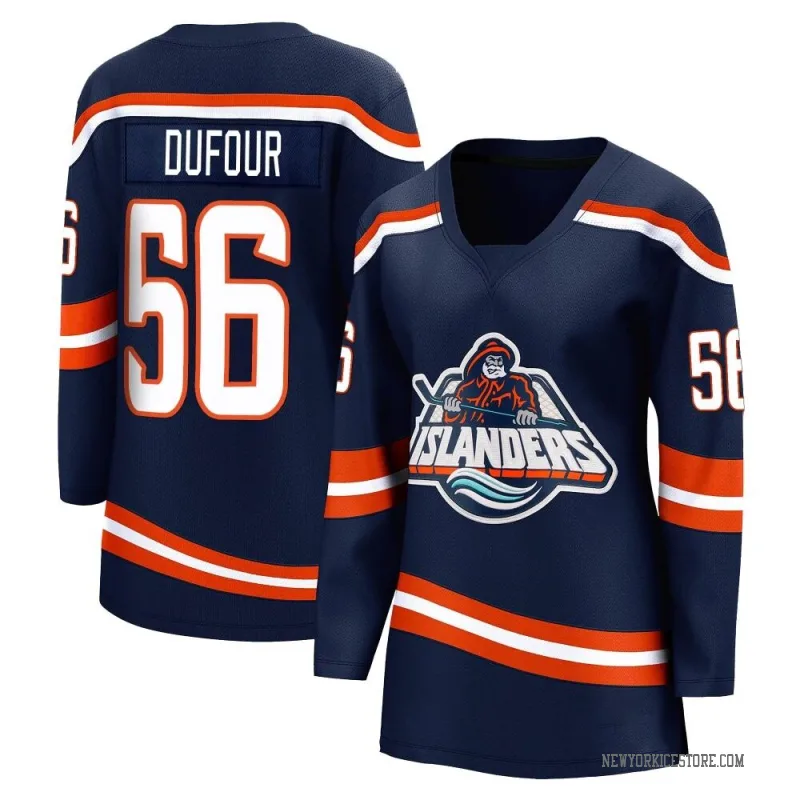 Navy Women's William Dufour New York Islanders Breakaway Special Edition 2.0 Jersey