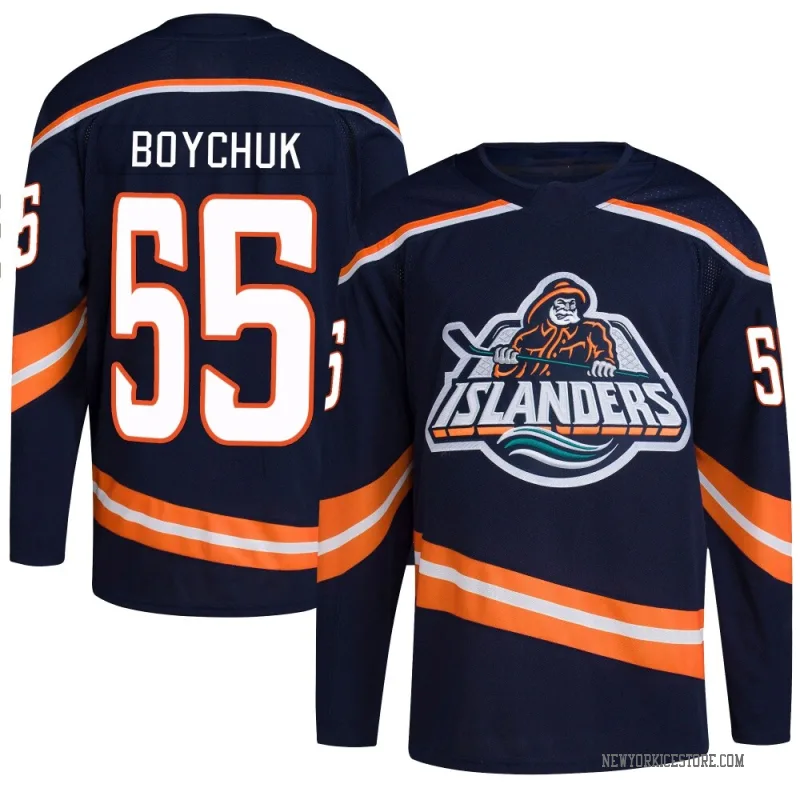 Navy Youth Johnny Boychuk New York Islanders Authentic Reverse Retro 2.0 Jersey