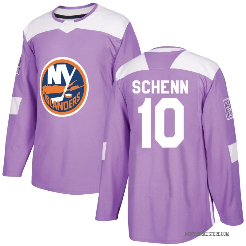 Purple Men's Brayden Schenn New York Islanders Authentic Fights Cancer Practice Jersey