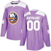 Purple Men's Ken Morrow New York Islanders Authentic Fights Cancer Practice Jersey