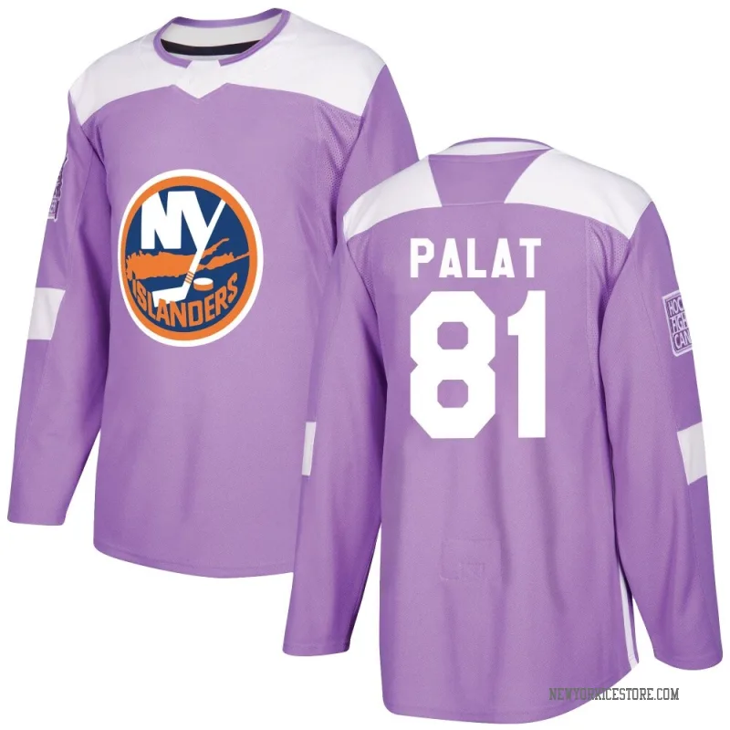 Purple Men's Ondrej Palat New York Islanders Authentic Fights Cancer Practice Jersey