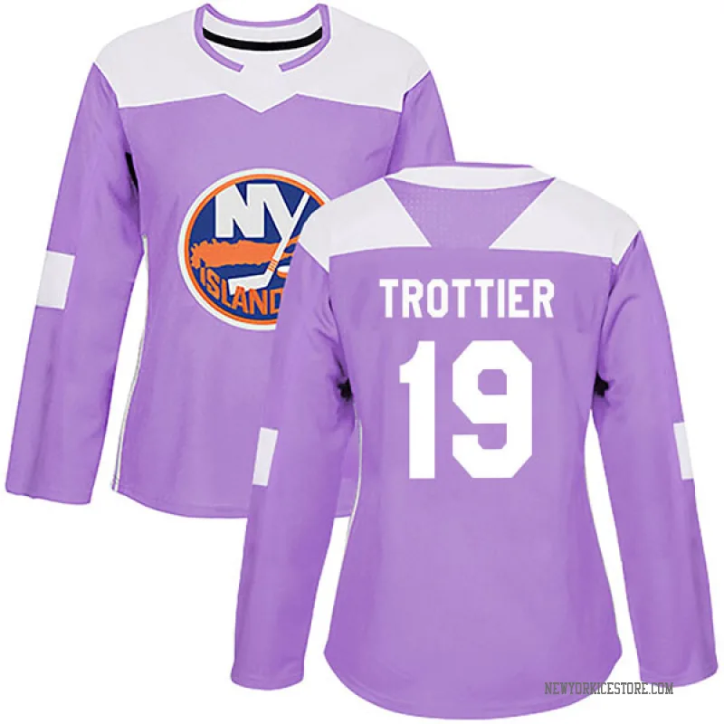 Purple Women's Bryan Trottier New York Islanders Authentic Fights Cancer Practice Jersey